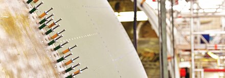 Premium Aerotec Ein Fllugzeug in Bau