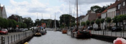 Eine emsländische Ortschaft mit Kanal