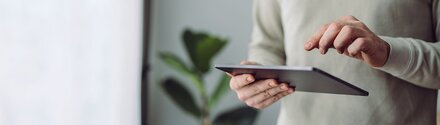 Einloggen in Mein EWE Tablet in anonymen Händen