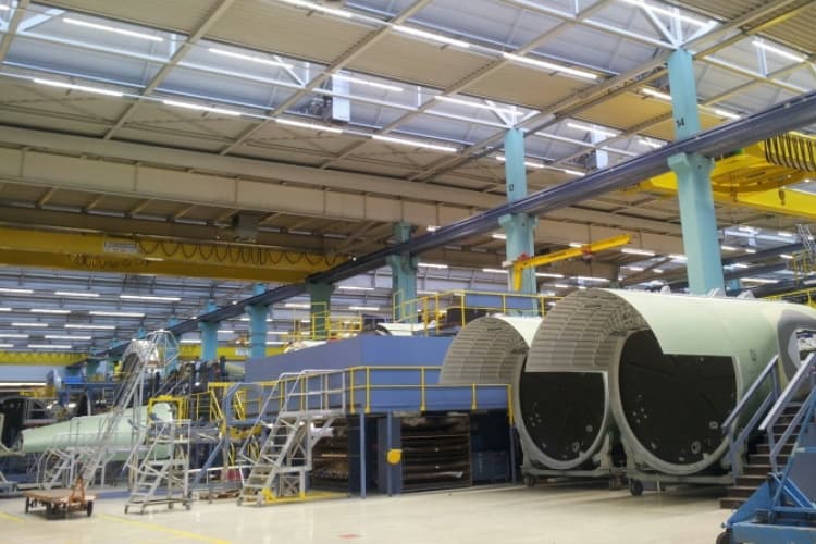 Aerotec Produktionshalle Augsburg