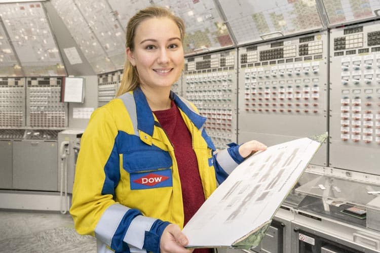 Miarbeiterin DOW