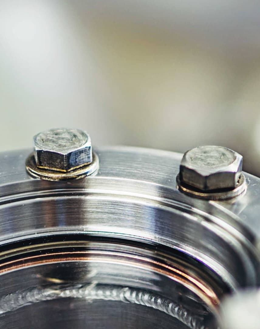 Ein Verbindungsstücke aus Metall