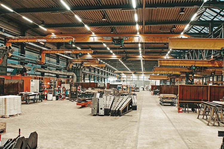 Werkshalle der Stahl- und Metallbau IHNEN GmbH und Co. KG