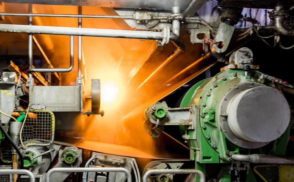 Anlage der Vareler Papier- und Kartonfabrik