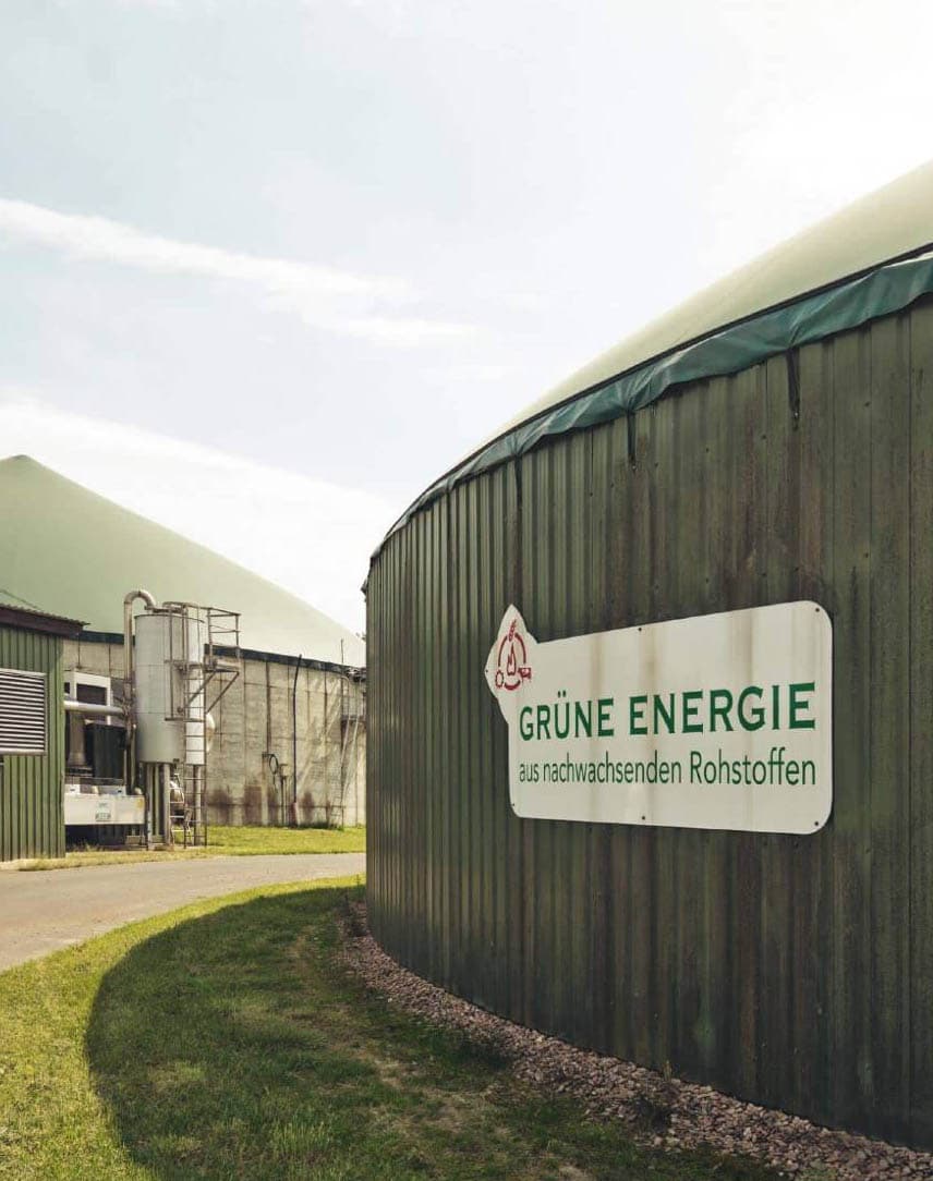 Die Biogasanlage der Grüne GmbH & Co. KG aus Rotenburg