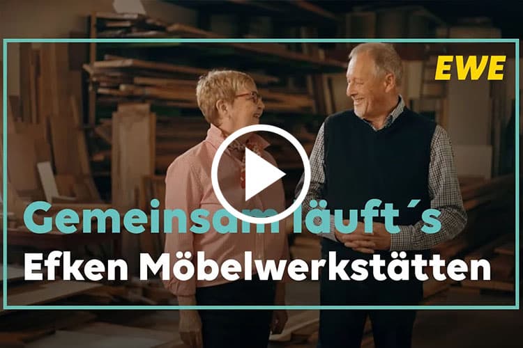 Startbild Kurzvideo zu Efken Möbelwerkstätten