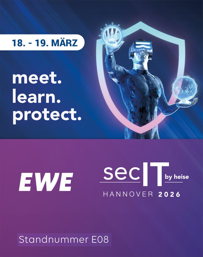 Das Display von EWE auf der secIT