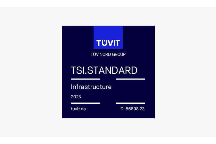 Siegel: TÜV IT TSI Standard