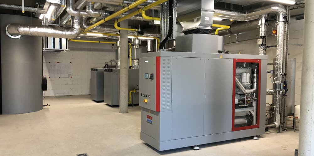 Eine Heizungsanlage im Keller