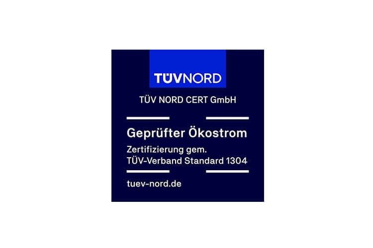 TÜV Nord Ökostrom Siegel