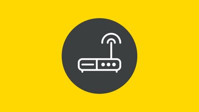 Die Zeichnung eines Routers