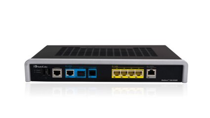 Schwarzer Router von der Marke Audiocodes