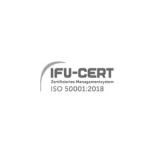 Siegel IFU-CERT - Zertifiziertes Managementsystem ISO 50001:2018