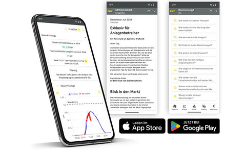 Die EWE business App für Ihre Direktvermarktung