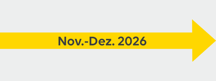 November - Dezember 2026 Pfeil: November - Dezember 2026