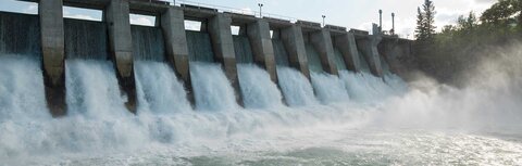 EWE business Direktvermarktung für Wasserkraft Ein Wasserkraftwerk