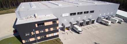 EWE business Referenz Grube Firmengebäude Grube Außenansicht
