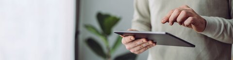 Einloggen in Mein EWE Tablet in anonymen Händen