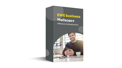 EWE Mailscan+ Produktbild Stilisiertes Produktbild von EWE Mailscan+