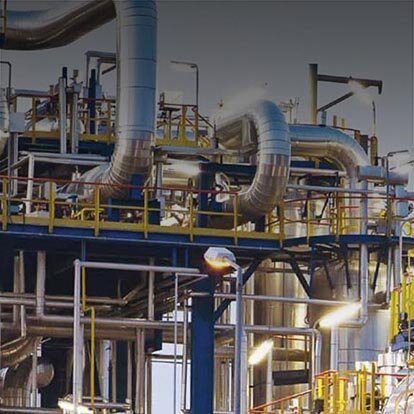 Regelenergie für die Flexibilitätsvermarktung Rohrleitungen einer Industrieanlage